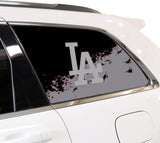 Los Angeles Dodgers MLB Rear Side Quarter Window Vinyl Decal Stickers Fits Jeep Grand