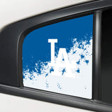 Los Angeles Dodgers MLB Rear Side Quarter Window Vinyl Decal Stickers Fits Dodge Charger