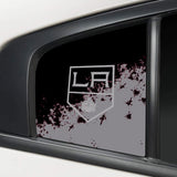 Los Angeles Kings NHL Rear Side Quarter Window Vinyl Decal Stickers Fits Dodge Charger