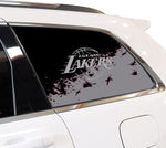 Los Angeles Lakers NBA Rear Side Quarter Window Vinyl Decal Stickers Fits Jeep Grand