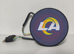 Los Angeles Rams  NFL Hitch Cover LED Brake Light for Trailer