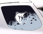 Memphis Grizzlies NBA Rear Side Quarter Window Vinyl Decal Stickers Fits Toyota 4Runner