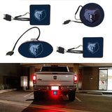 Memphis Grizzlies NBA Hitch Cover LED Brake Light for Trailer