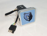 Memphis Grizzlies NBA Hitch Cover LED Brake Light for Trailer