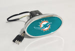 Miami Dolphins NFL Hitch Cover LED Brake Light for Trailer