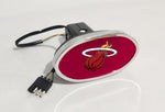 Miami Heat NBA Hitch Cover LED Brake Light for Trailer