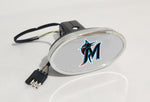 Miami Marlins MLB Hitch Cover LED Brake Light for Trailer