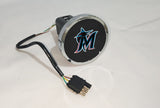 Miami Marlins MLB Hitch Cover LED Brake Light for Trailer