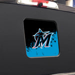 Miami Marlins MLB Rear Back Middle Window Vinyl Decal Stickers Fits Dodge Ram GMC Chevy Tacoma Ford