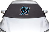 Miami Marlins MLB Car SUV Front Windshield Sun Snow Cover