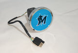 Miami Marlins MLB Hitch Cover LED Brake Light for Trailer