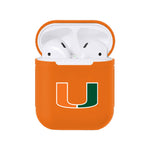 Miami (FL) Hurricanes NCAA Airpods Case Cover 2pcs