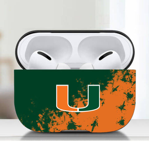 Miami (FL) Hurricanes NCAA Airpods Pro Case Cover 2pcs