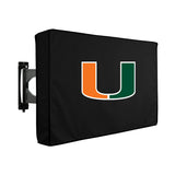 Miami (FL) Hurricanes NCAA Outdoor TV Cover Heavy Duty