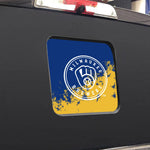 Milwaukee Brewers MLB Rear Back Middle Window Vinyl Decal Stickers Fits Dodge Ram GMC Chevy Tacoma Ford