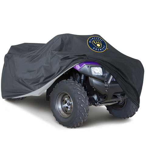 Milwaukee Brewers MLB ATV Cover Quad Storage