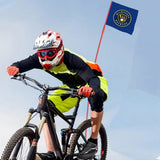 Milwaukee Brewers MLB Bicycle Bike Rear Wheel Flag