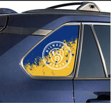 Milwaukee Brewers MLB Rear Side Quarter Window Vinyl Decal Stickers Fits Toyota Rav4