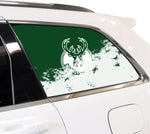 Milwaukee Bucks NBA Rear Side Quarter Window Vinyl Decal Stickers Fits Jeep Grand