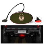 Milwaukee Bucks NBA Hitch Cover LED Brake Light for Trailer