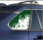 Milwaukee Bucks NBA Rear Side Quarter Window Vinyl Decal Stickers Fits Toyota Rav4