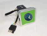 Minnesota Timberwolves NBA Hitch Cover LED Brake Light for Trailer