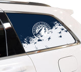 Minnesota Timberwolves NBA Rear Side Quarter Window Vinyl Decal Stickers Fits Jeep Grand