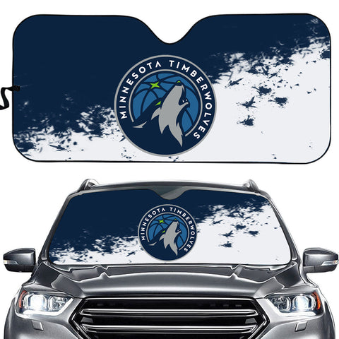 Minnesota Timberwolves NBA Car Windshield Sun Shade Universal Fit Sunshade