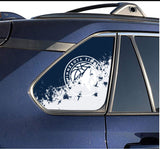 Minnesota Timberwolves NBA Rear Side Quarter Window Vinyl Decal Stickers Fits Toyota Rav4