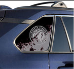 Minnesota Timberwolves NBA Rear Side Quarter Window Vinyl Decal Stickers Fits Toyota Rav4