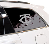 Minnesota Twins MLB Rear Side Quarter Window Vinyl Decal Stickers Fits Jeep Grand