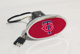 Minnesota Twins MLB Hitch Cover LED Brake Light for Trailer