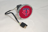 Minnesota Twins MLB Hitch Cover LED Brake Light for Trailer