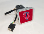 Minnesota Twins MLB Hitch Cover LED Brake Light for Trailer