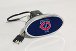 Minnesota Twins MLB Hitch Cover LED Brake Light for Trailer