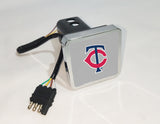 Minnesota Twins MLB Hitch Cover LED Brake Light for Trailer