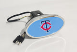 Minnesota Twins MLB Hitch Cover LED Brake Light for Trailer