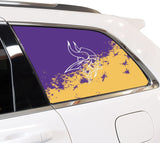 Minnesota Vikings NFL Rear Side Quarter Window Vinyl Decal Stickers Fits Jeep Grand