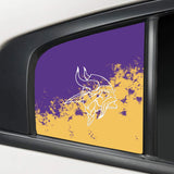 Minnesota Vikings NFL Rear Side Quarter Window Vinyl Decal Stickers Fits Dodge Charger