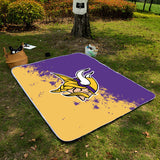 Minnesota Vikings NFL Picnic Blanket Mat Beach Outdoor Waterproof