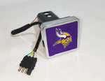 Minnesota Vikings NFL Hitch Cover LED Brake Light for Trailer