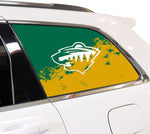 Minnesota Wild NHL Rear Side Quarter Window Vinyl Decal Stickers Fits Jeep Grand