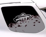 Minnesota Wild NHL Rear Side Quarter Window Vinyl Decal Stickers Fits Toyota 4Runner