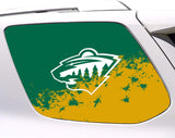 Minnesota Wild NHL Rear Side Quarter Window Vinyl Decal Stickers Fits Toyota 4Runner