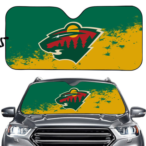 Minnesota Wild NHL Car Windshield Sun Shade Universal Fit Sunshade