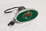 Minnesota Wild NHL Hitch Cover LED Brake Light for Trailer