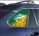 Minnesota Wild NHL Rear Side Quarter Window Vinyl Decal Stickers Fits Toyota Rav4