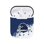 Monmouth Hawks NCAA Airpods Case Cover 2pcs