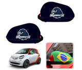 Monmouth Hawks NCAAB Car rear view mirror cover-View Elastic