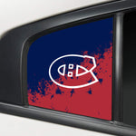 Montreal Canadiens NHL Rear Side Quarter Window Vinyl Decal Stickers Fits Dodge Charger